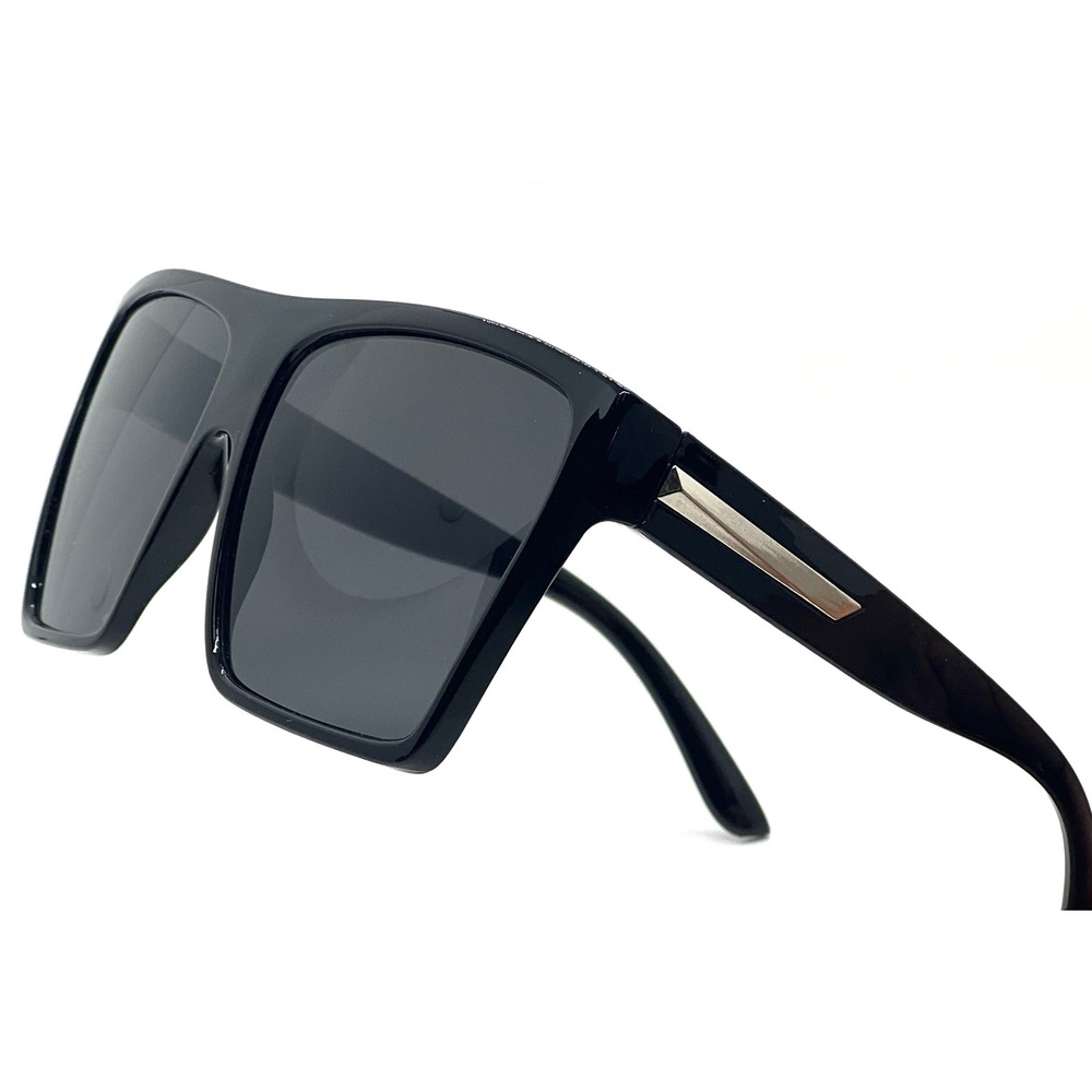 Large Square Black Sunglasses Men Women Fashion Trendy Designer Sun Glasses‎ Hot